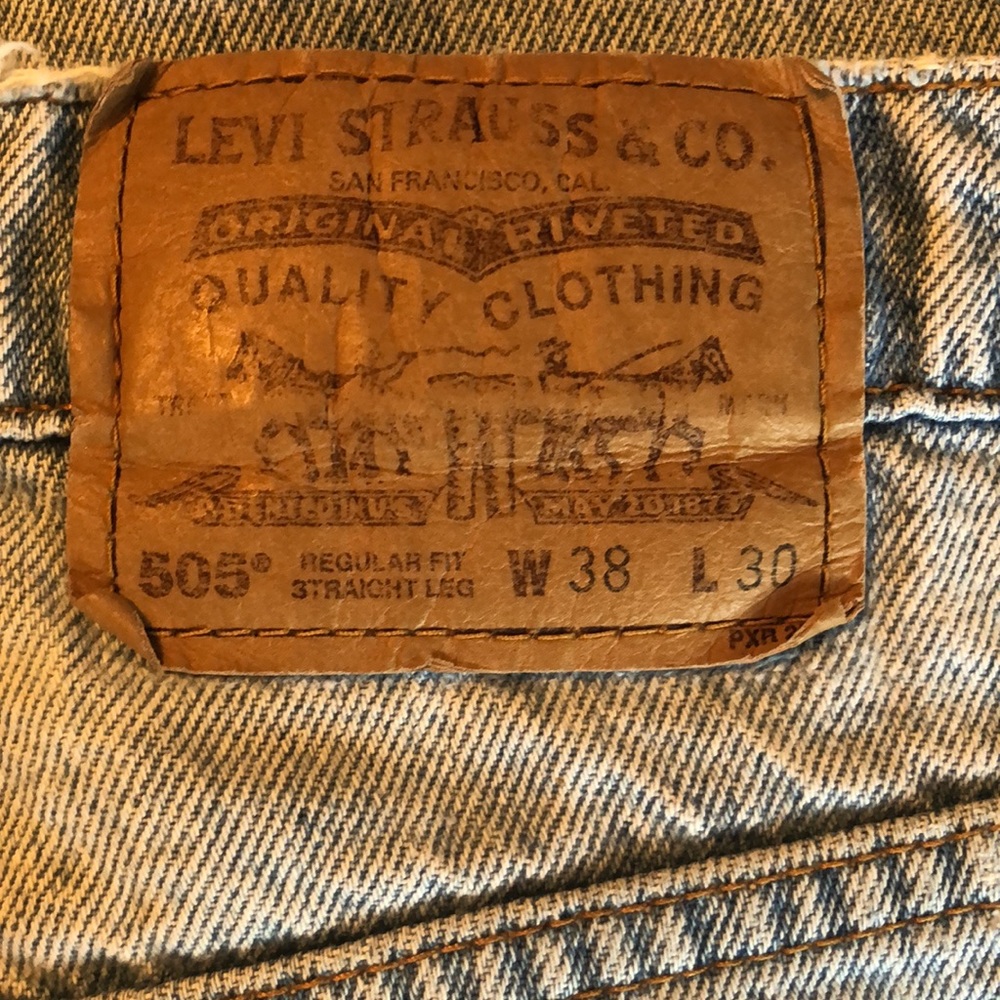 Vintage 90s Levi’s 505 38x30 - Picture 3 of 5